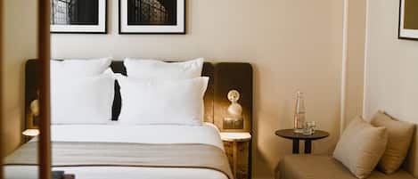 Superior Double Room | Hypo-allergenic bedding, Select Comfort beds, desk, soundproofing