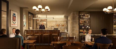 Sala de estar en el lobby