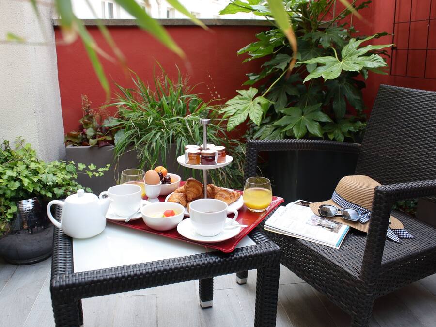 Superior tweepersoonskamer, terras | Terras