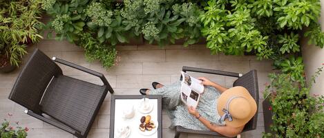 Habitación doble superior, Terraza | Terraza o patio