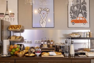 Daily buffet breakfast (EUR 12 per person)
