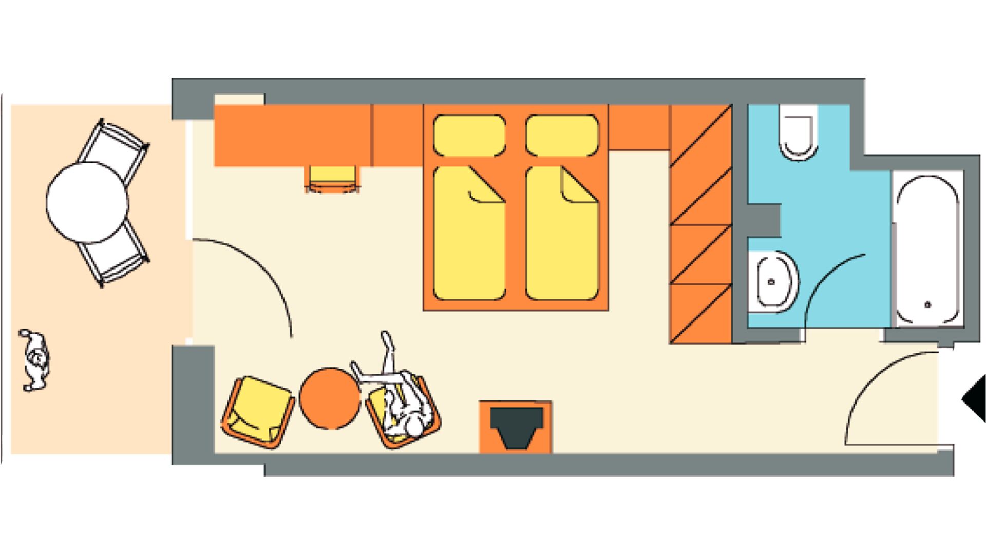 standard double room | 1 bedroom, premium bedding, down duvets, pillow-top beds