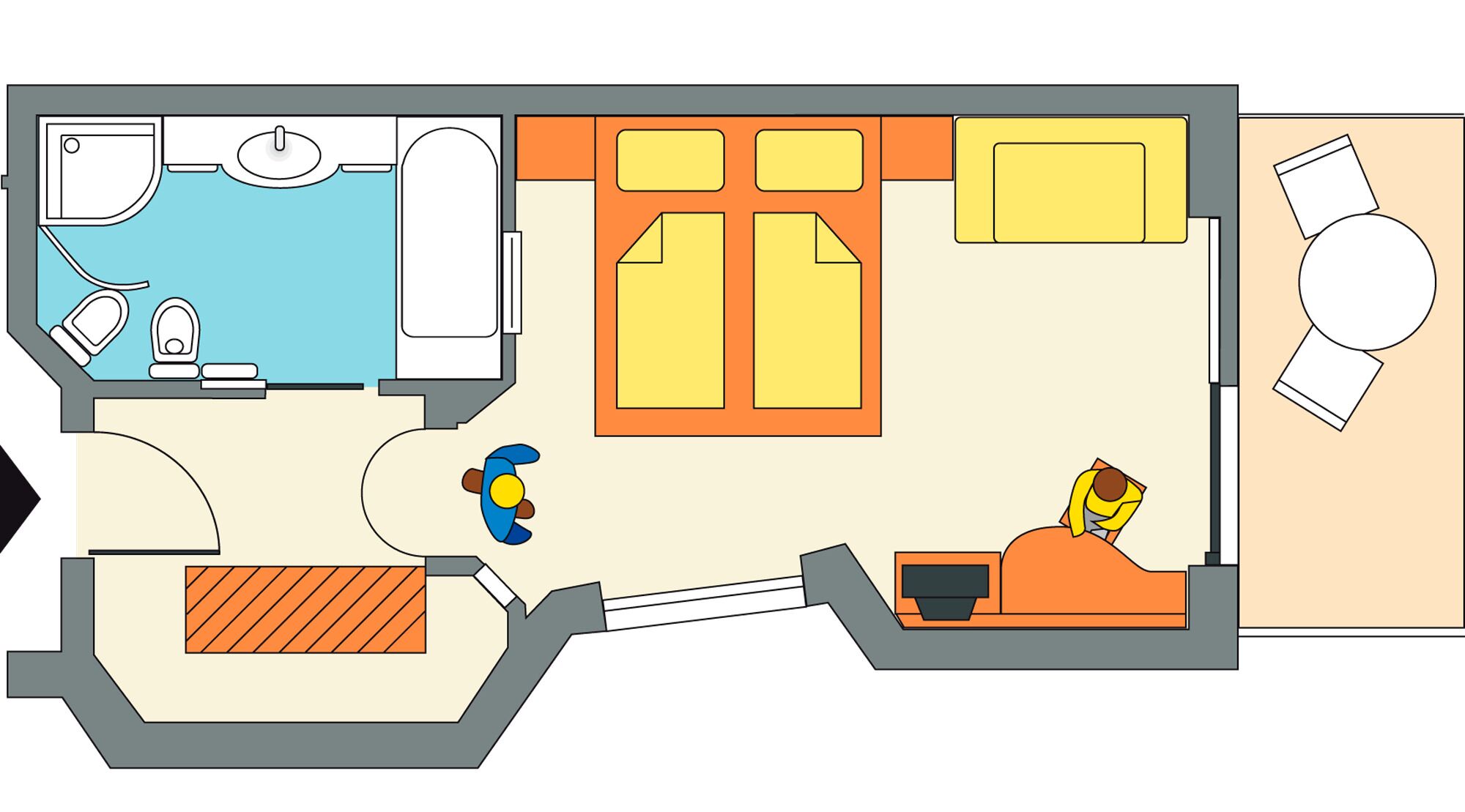junior suite | 1 bedroom, premium bedding, down duvets, pillow-top beds