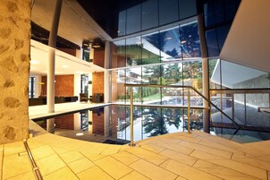 2 indoor pools, outdoor pool, pool umbrellas, sun loungers