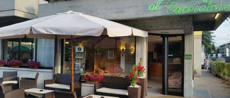 Entrée de l’hébergement