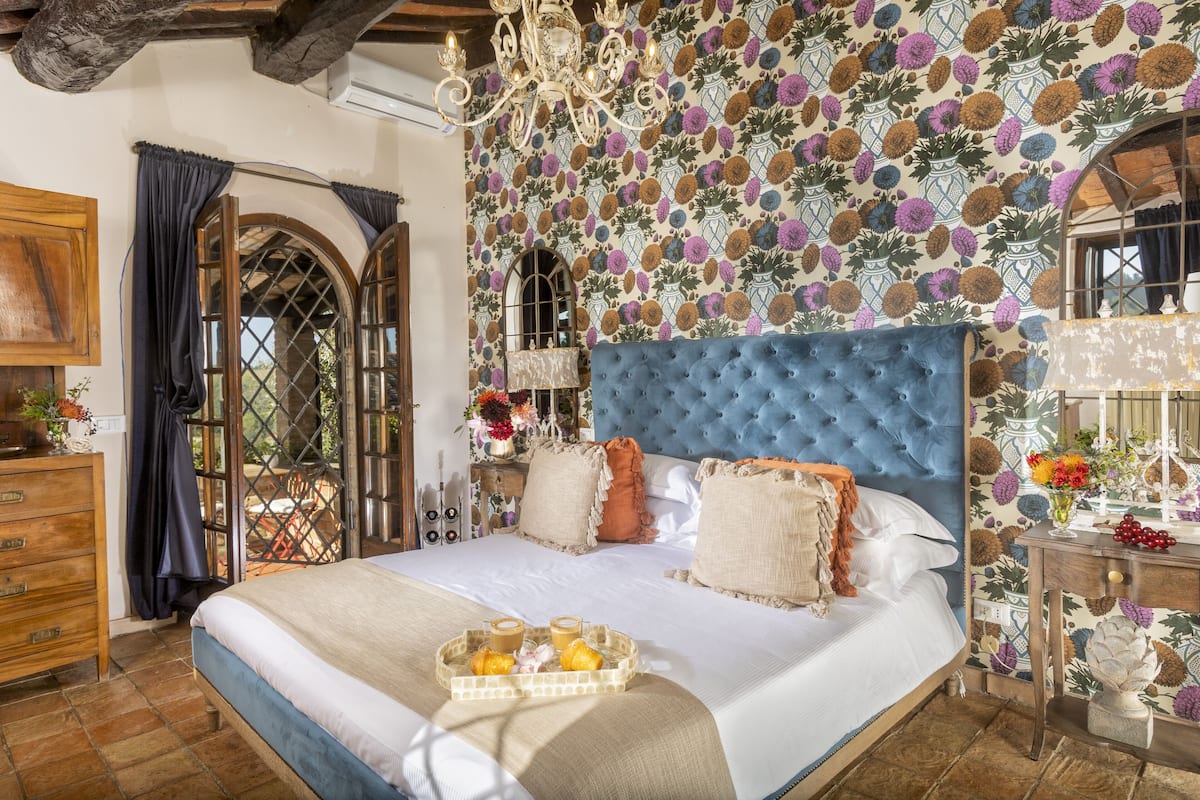 Deluxe Suite, Terrace, Vineyard View | Egyptian cotton sheets, premium bedding, memory foam beds, minibar