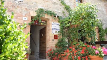 Fassade der Unterkunft