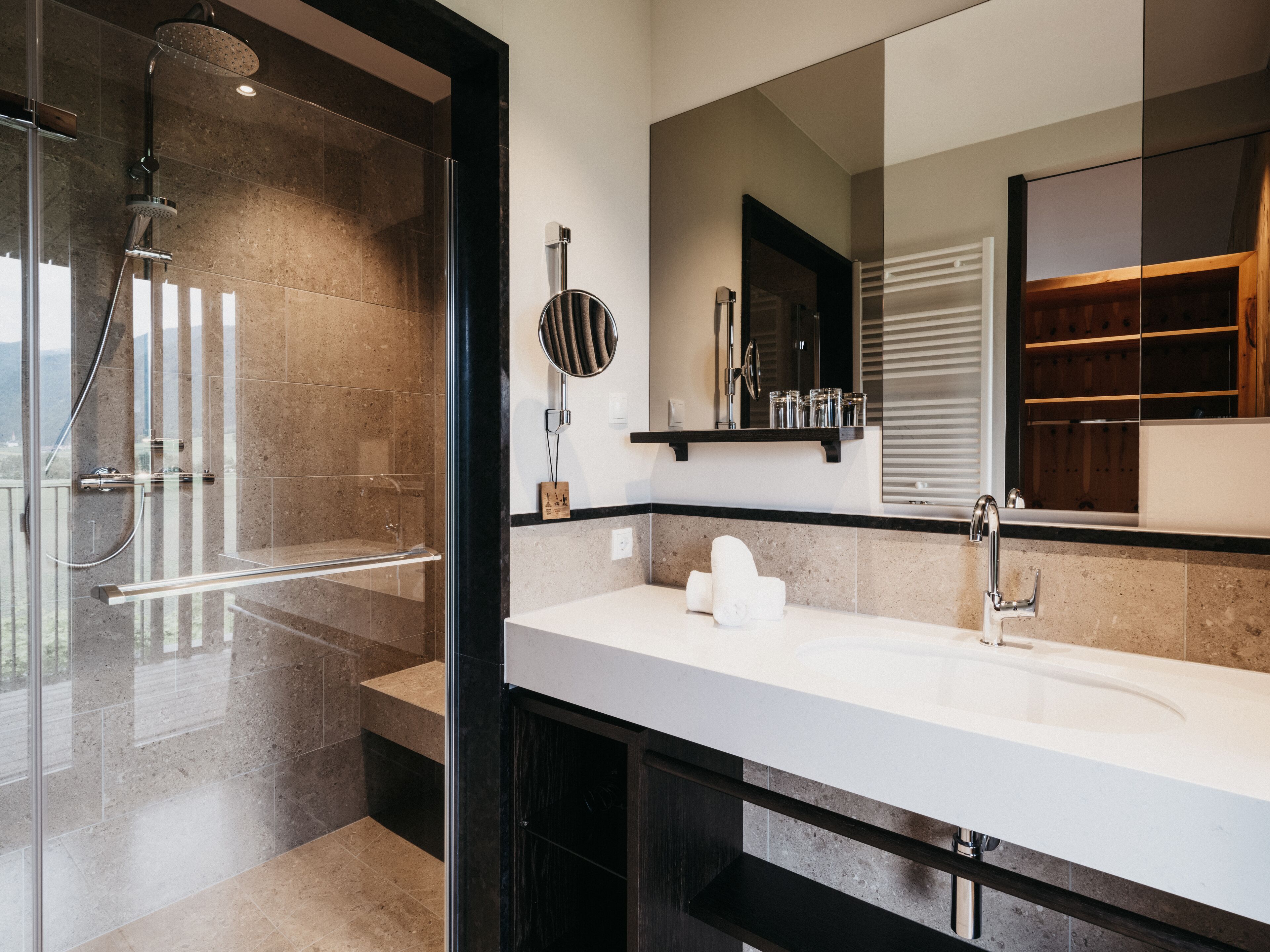 signature suite (holzius) | bathroom | free toiletries, hair dryer, bathrobes, slippers