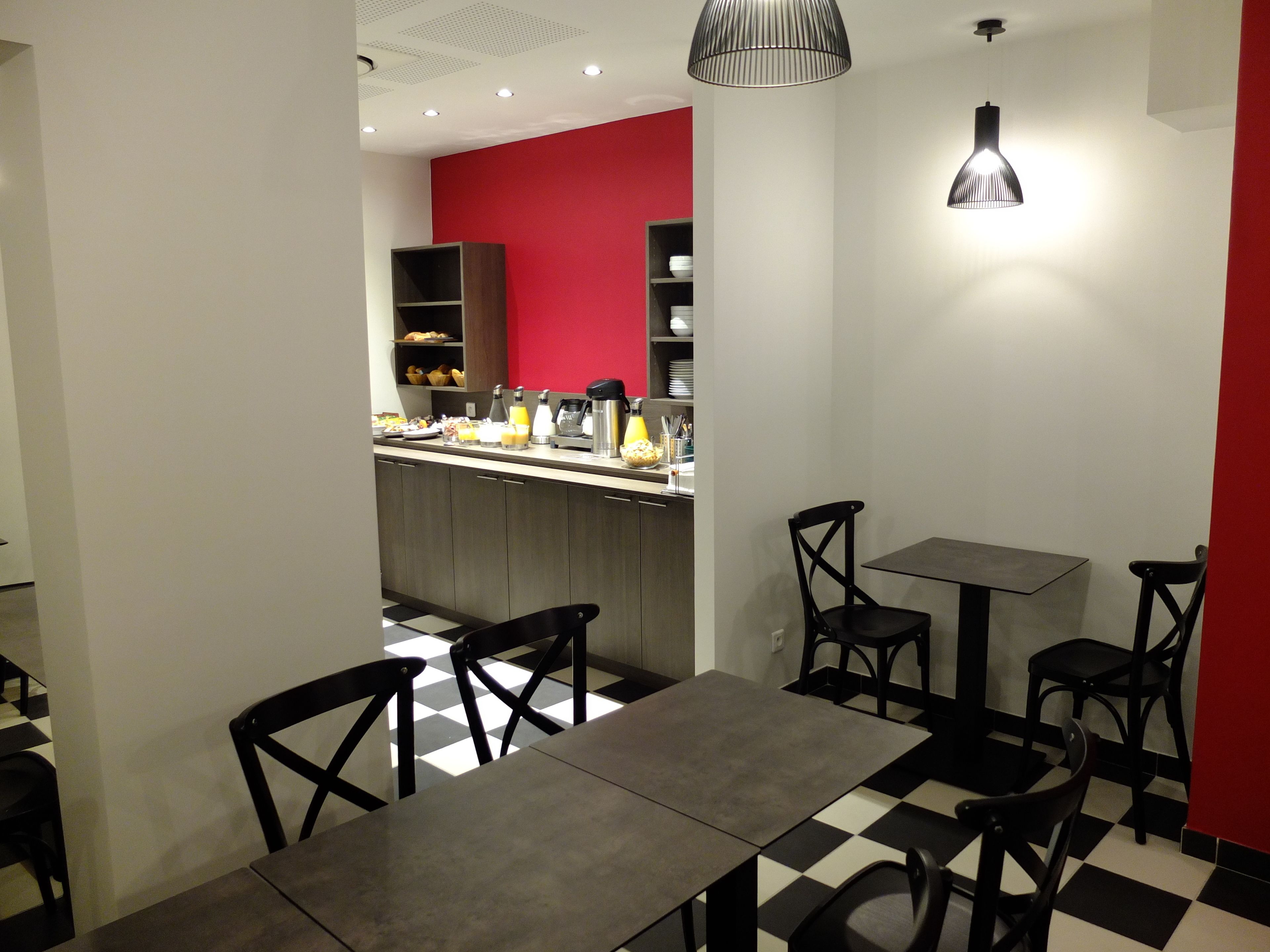 daily buffet breakfast (eur 13.5 per person)