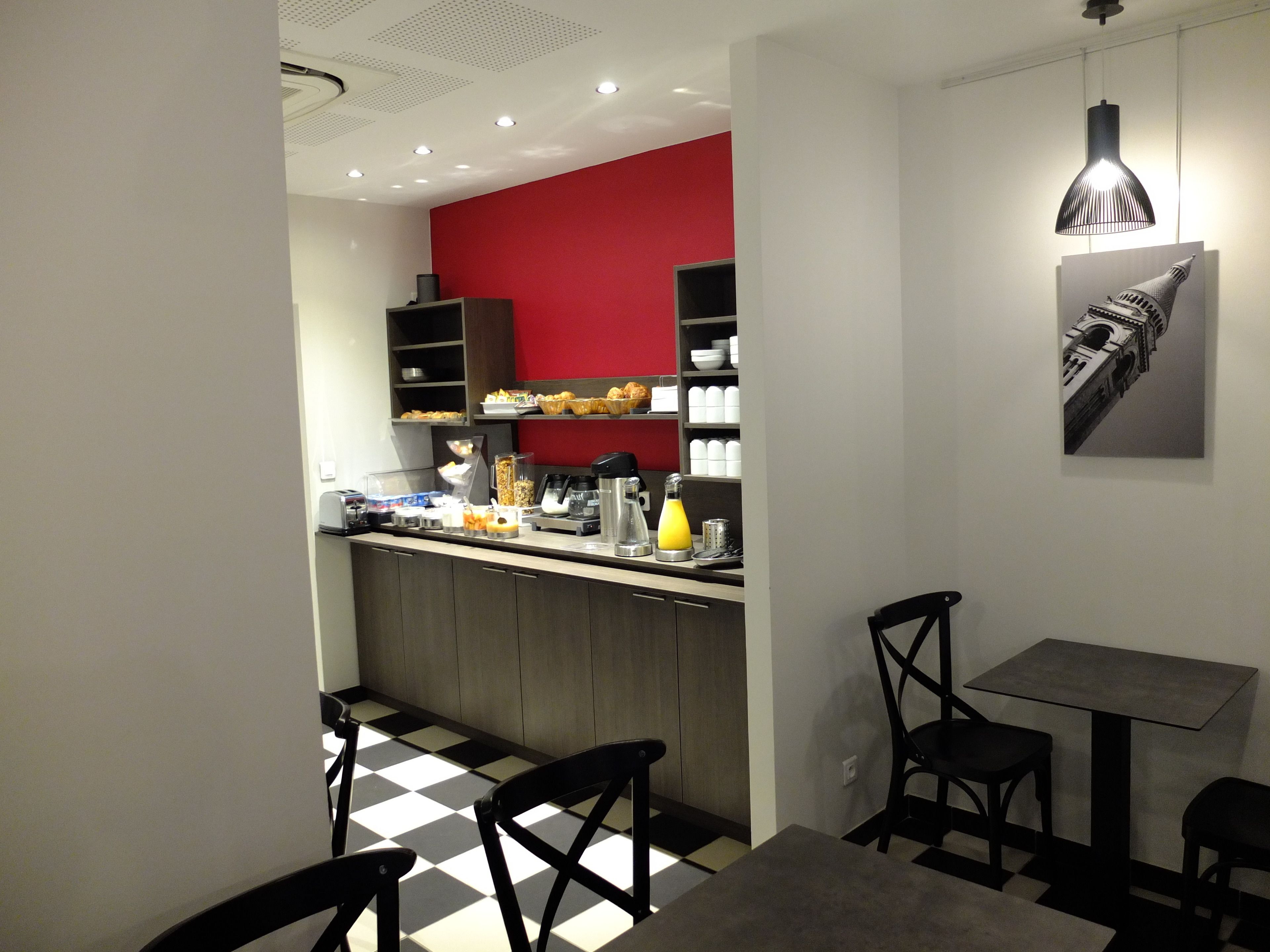 daily buffet breakfast (eur 13.5 per person)