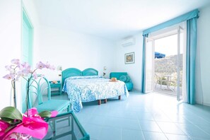 Superior Double or Twin Room, Balcony, Sea View | Premium bedding, down duvets, minibar, in-room safe