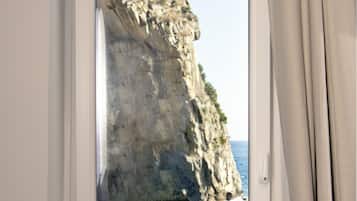 Suite Junior, 1 lit double, vue mer | Vue sur la plage/lâocĂ©an