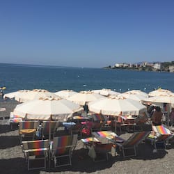 On the beach