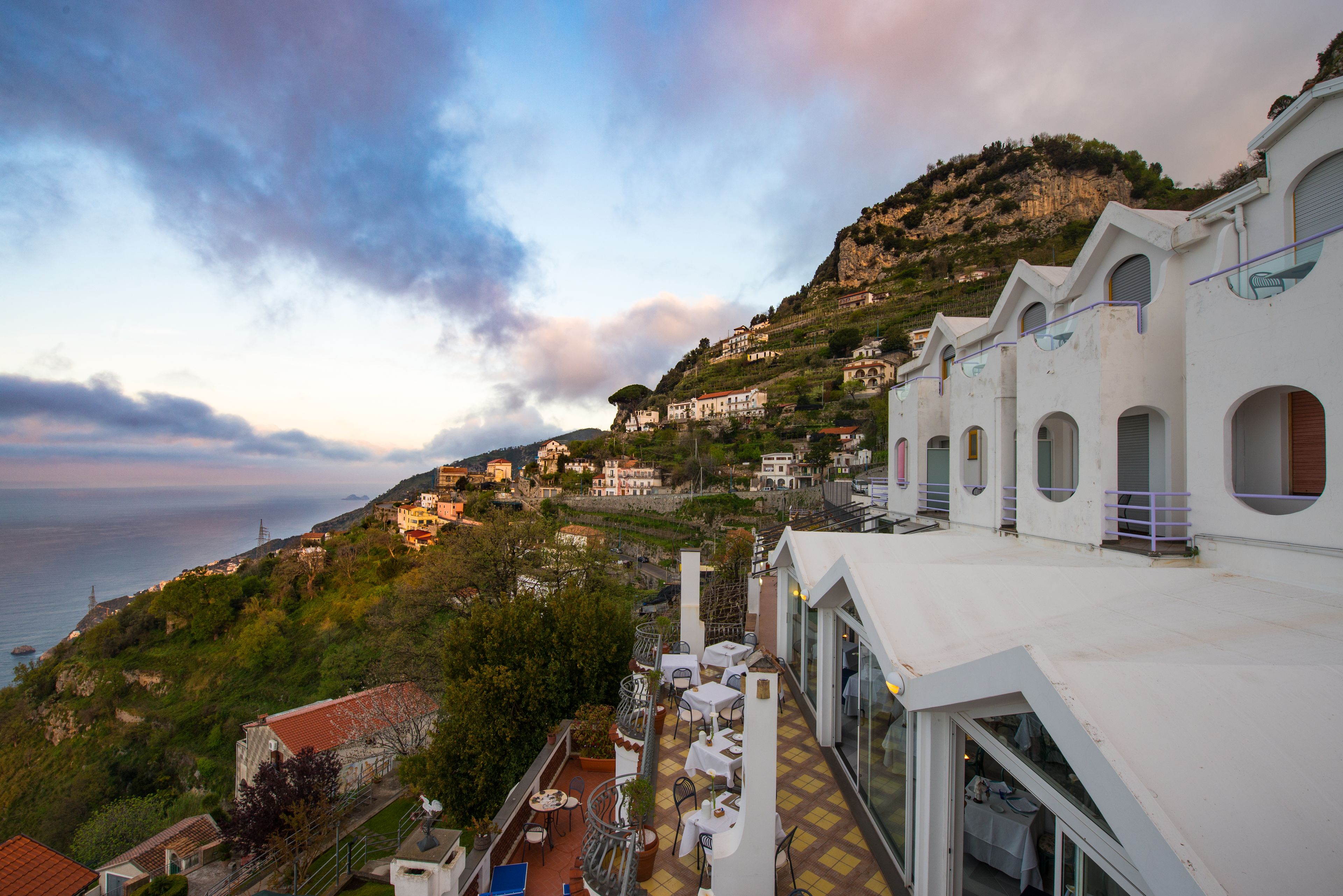 Blick von der Unterkunft