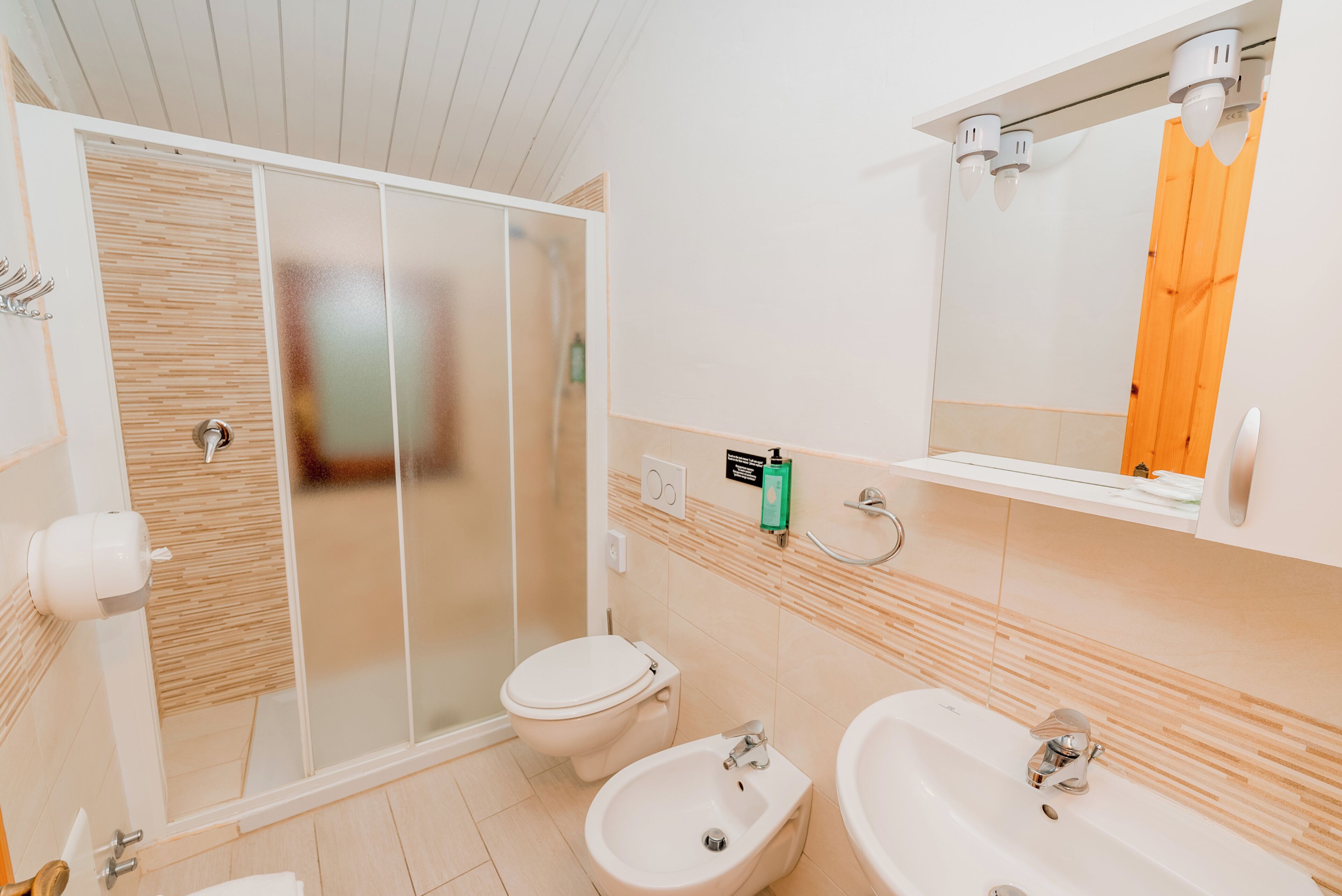 double room, sea view (depandance) | bathroom | free toiletries, hair dryer, bidet, towels