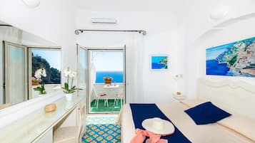 Chambre Supérieure, patio, vue mer | Vue de la chambre