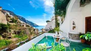 Doppelzimmer, eingeschränkter Meerblick, Annex | Terrasse/Patio