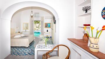 Doppelzimmer, eingeschrÀnkter Meerblick, Annex