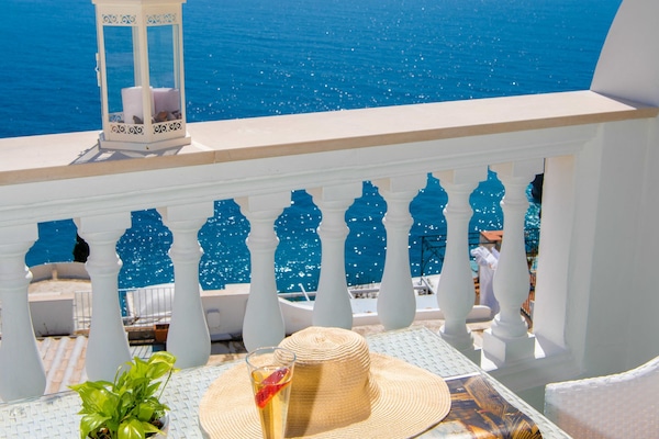 Tripla Superior, patio, vista mare | Terrazza/patio