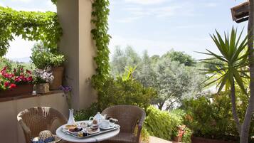 Habitación doble superior | Terraza o patio