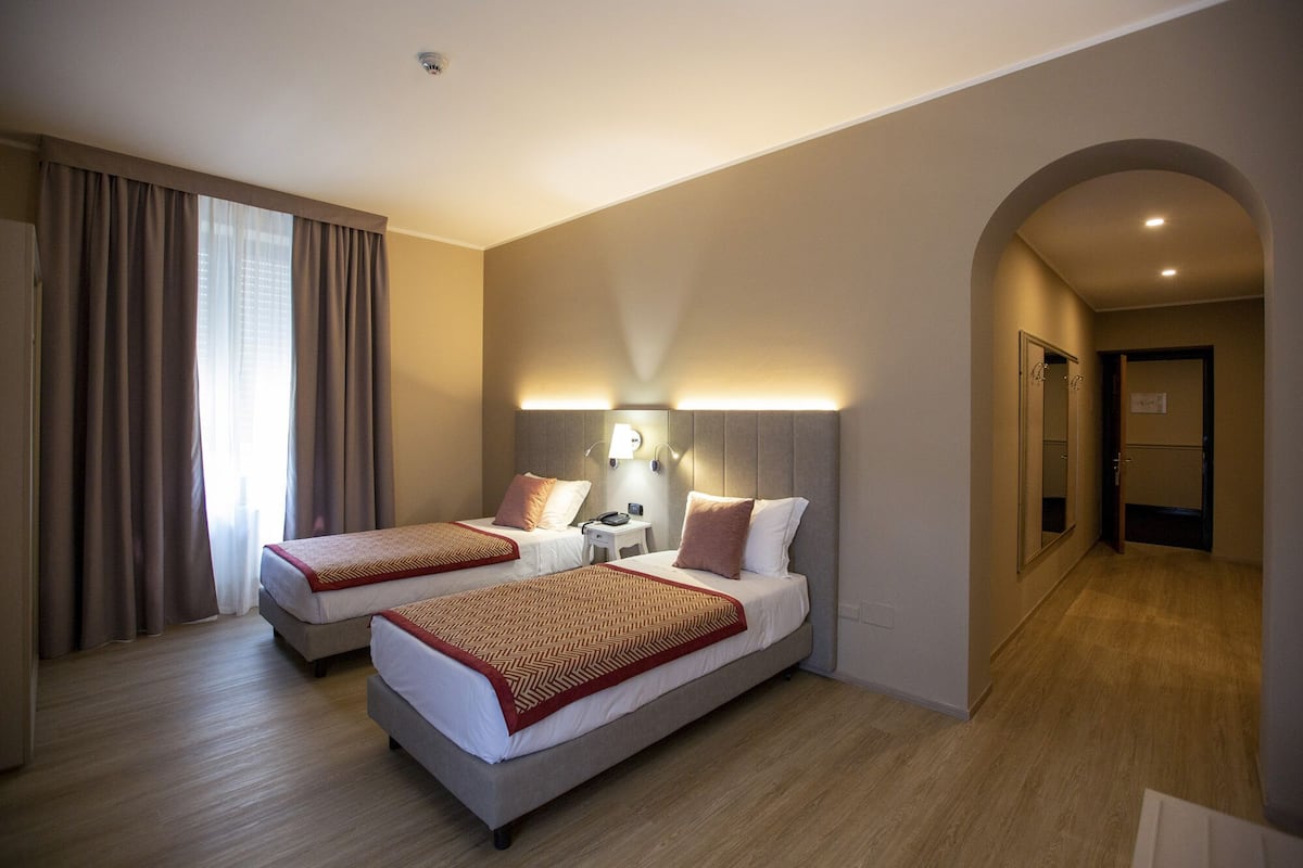 1 chambre, couette en duvet d'oie, minibar