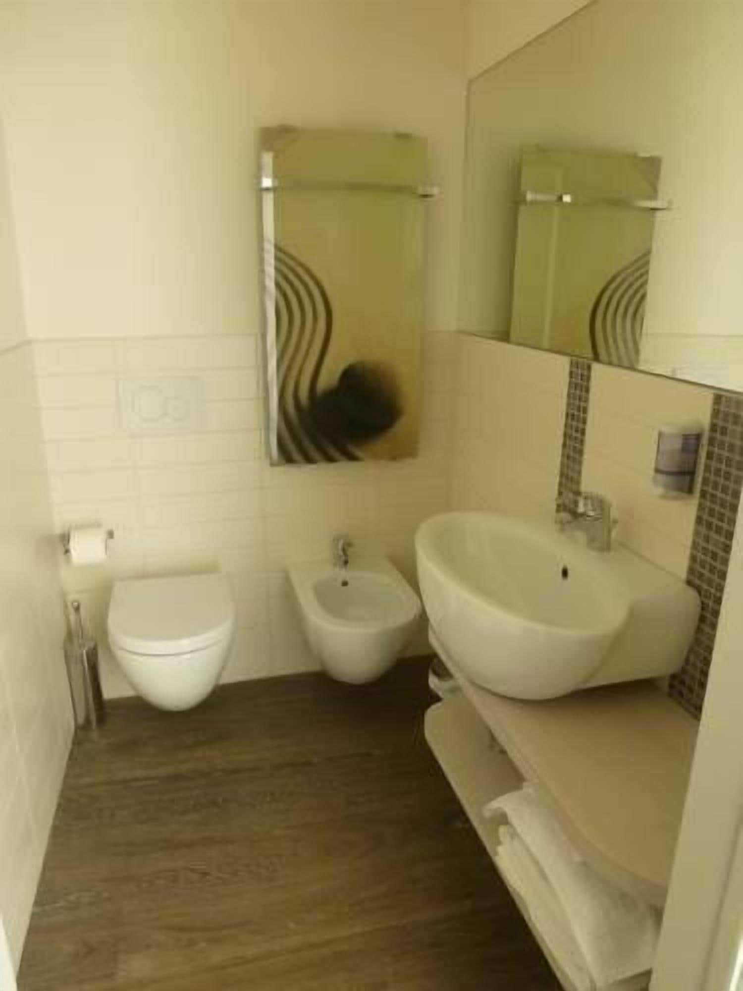 free toiletries, hair dryer, towels