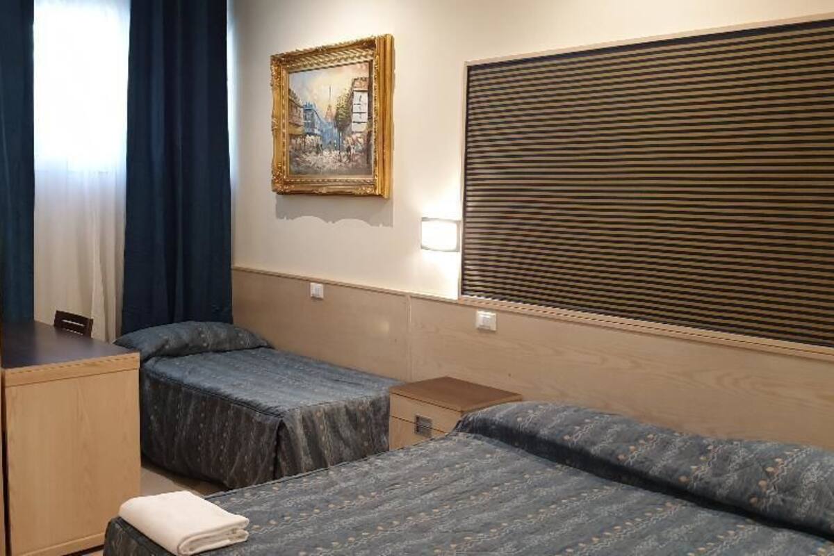 triple room, annex building | in-room safe, desk, blackout curtains, free cots/infant beds