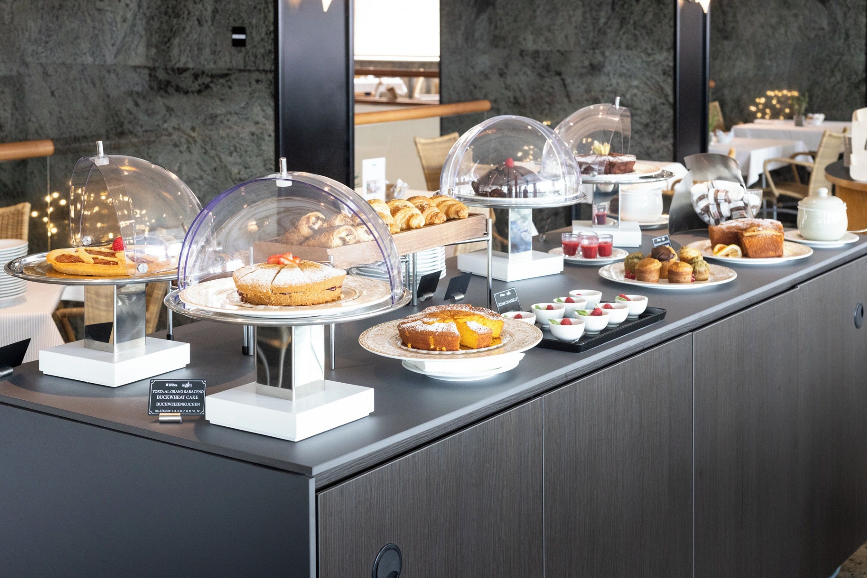 daily buffet breakfast (eur 15 per person)