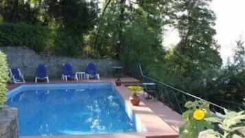 Außenpool, Liegestühle