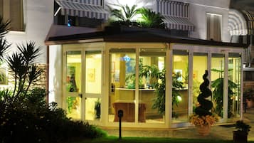 Front of property - evening/night