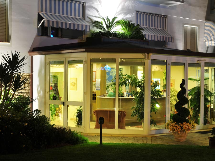 Front of property - evening/night