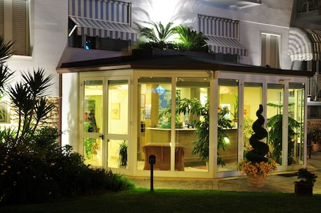 Front of property - evening/night