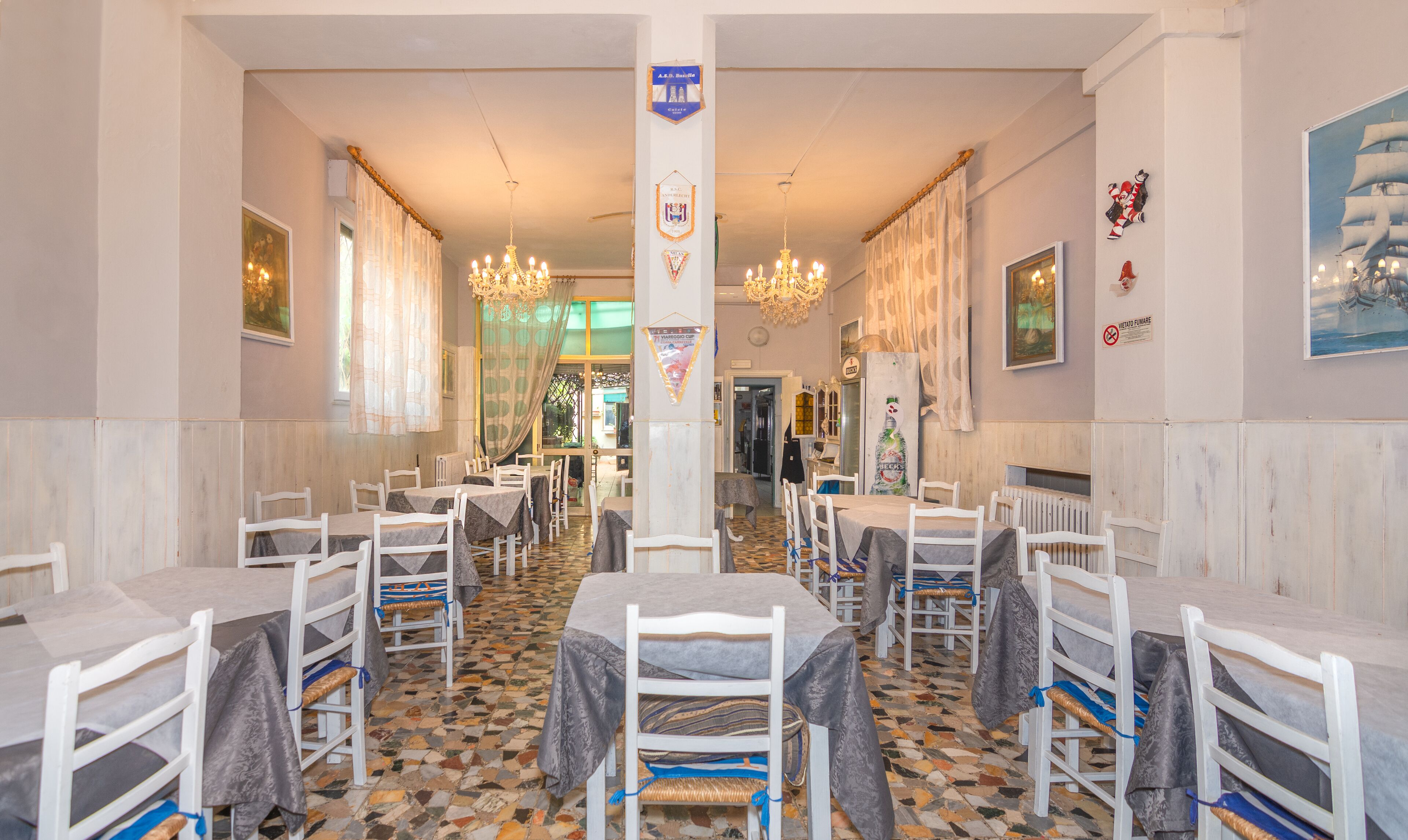 breakfast, lunch, dinner served; italian cuisine