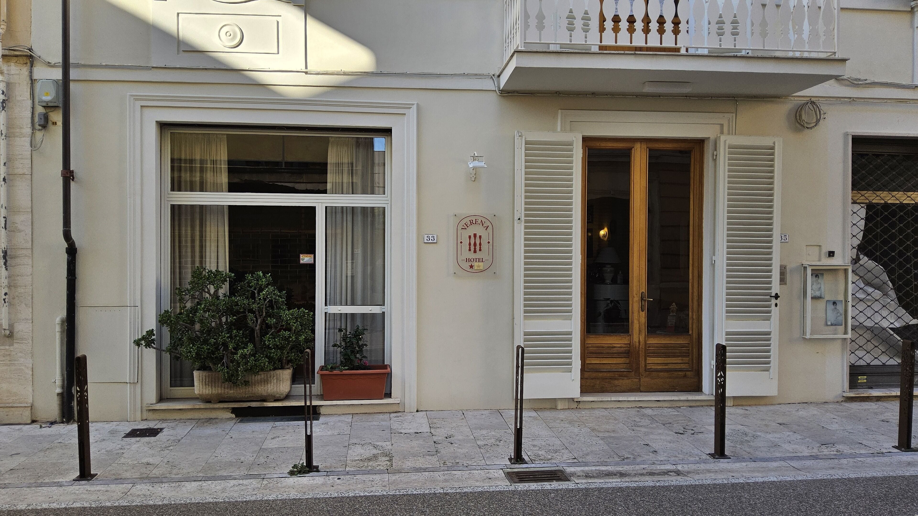 Fassade der Unterkunft