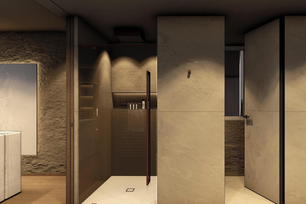 Suite, Balcony, Garden View | Bathroom