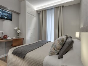 Down duvets, individually decorated, individually furnished