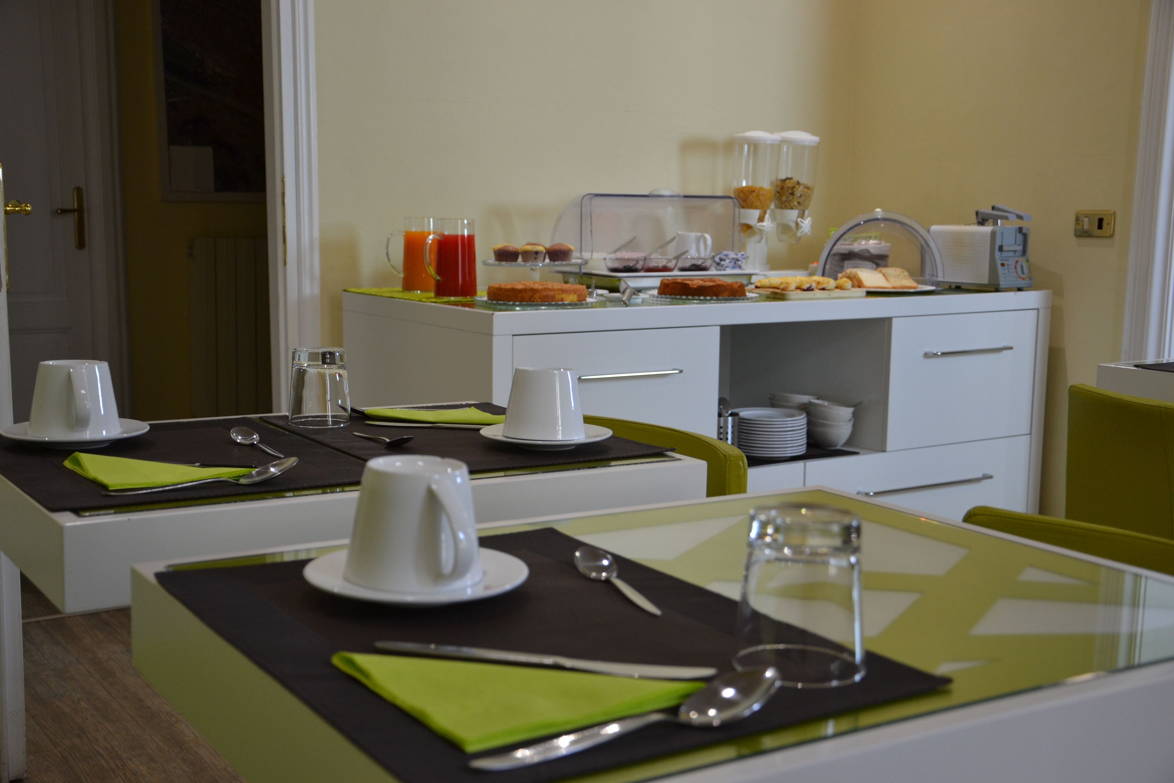 Daily buffet breakfast (EUR 10 per person)