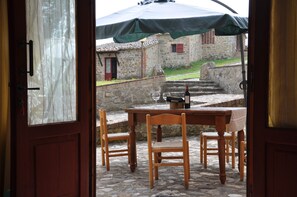 Appartement, 2 slaapkamers, kitchenette, uitzicht op park | Terras