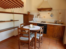 Estudio, patio, planta baja | Cocina privada | Frigorífico, placa de cocina, cafetera o tetera y hervidor eléctrico