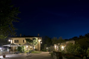 Front of property – evening/night