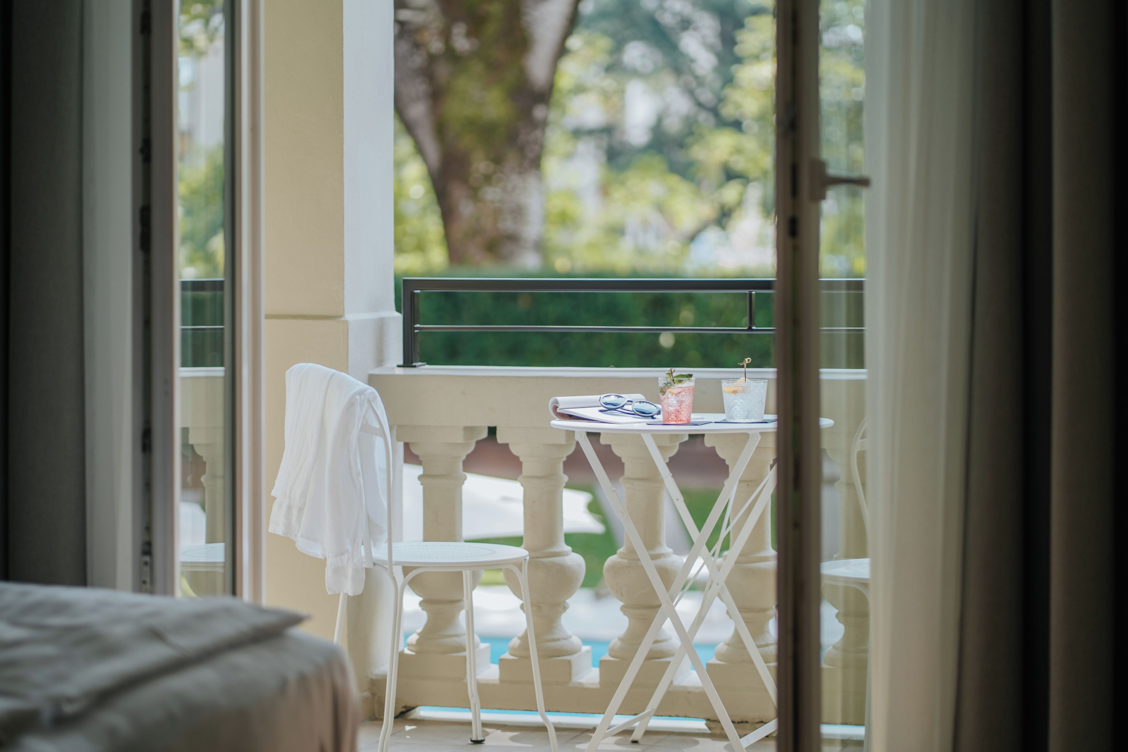 Deluxe-Doppelzimmer, Balkon, Poolblick | Balkon