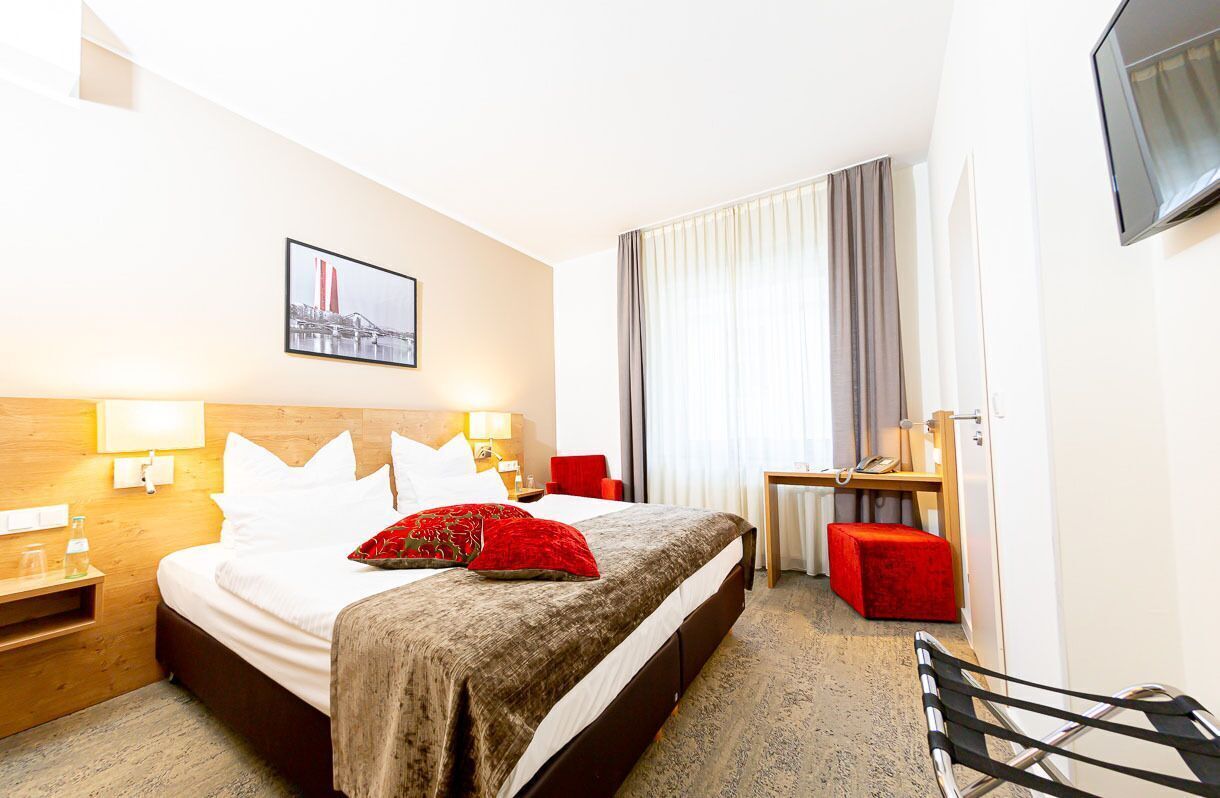 Hypo-allergenic bedding, individually decorated, individually furnished