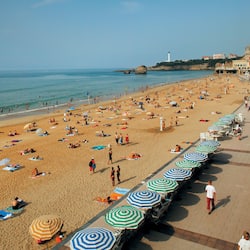 On the beach