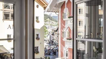 Vue depuis lâhĂ©bergement