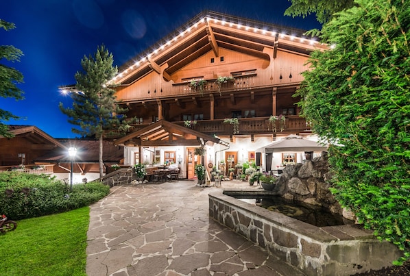 Front of property - evening/night