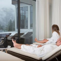 Sauna, hot tub, steam room, mud baths, Swedish massages, sports massages