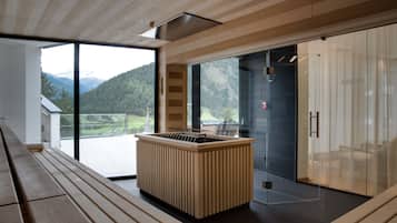 Sauna, jakuzi, buhar odası, çamur banyosu, İsveç masajı, spor masajı