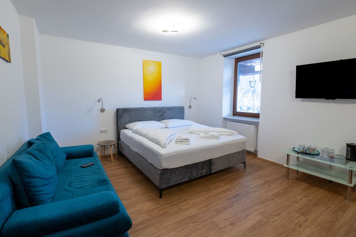 Chambre Quadruple, salle de bains attenante