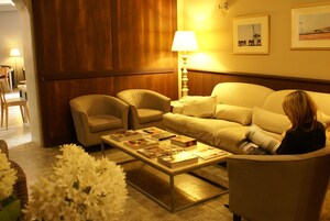 Lobby sitting area