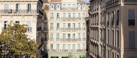 Façade de l’hébergement